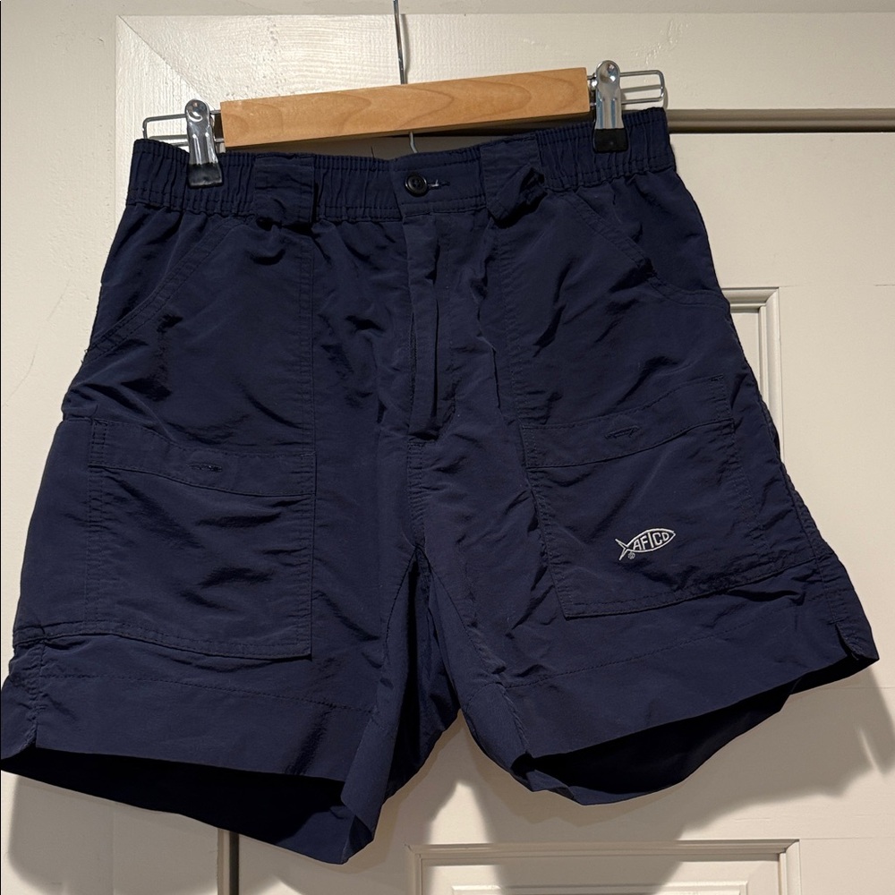 AFTCO Men's Dark Blue Cargo Shorts